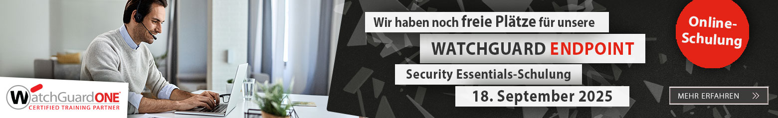 WatchGuard Endpoint Security Essentials-Schulungen