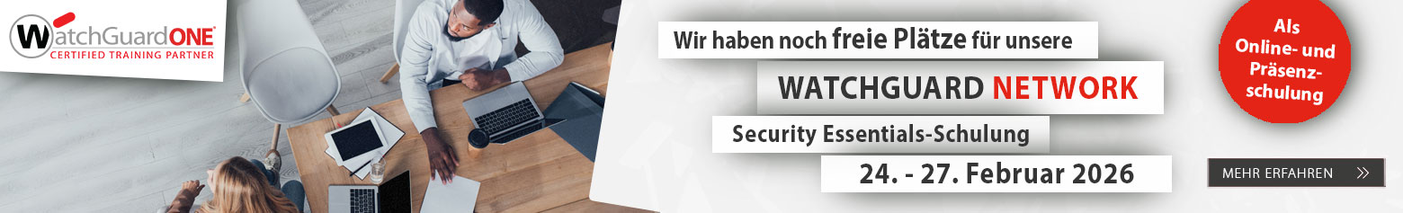WatchGuard Network Security Essentials-Schulungen