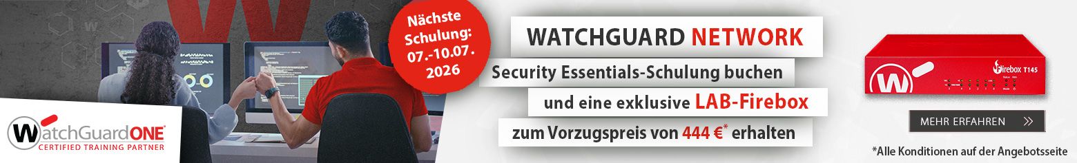 WatchGuard Network Security Essentials-Schulungen