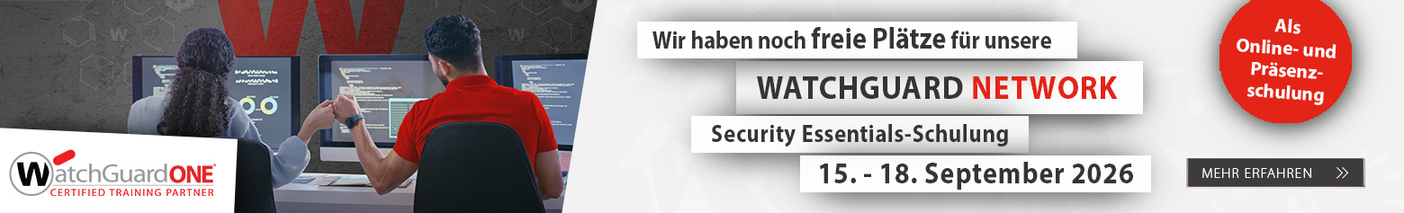 WatchGuard Network Security Essentials-Schulungen