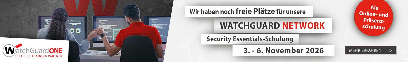 WatchGuard Network Security Essentials-Schulungen