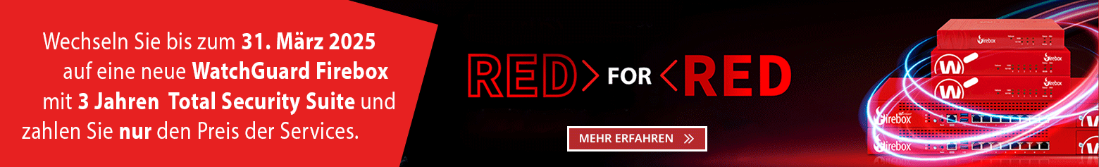 WatchGuard Firebox Red for Red Promotion
