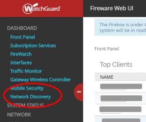 WatchGuard Network Discovery 1