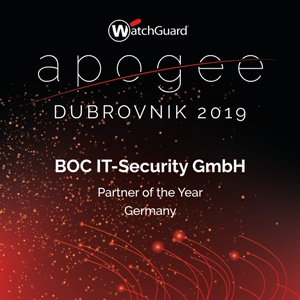 WatchGuard Partner of the Year 2019 Award