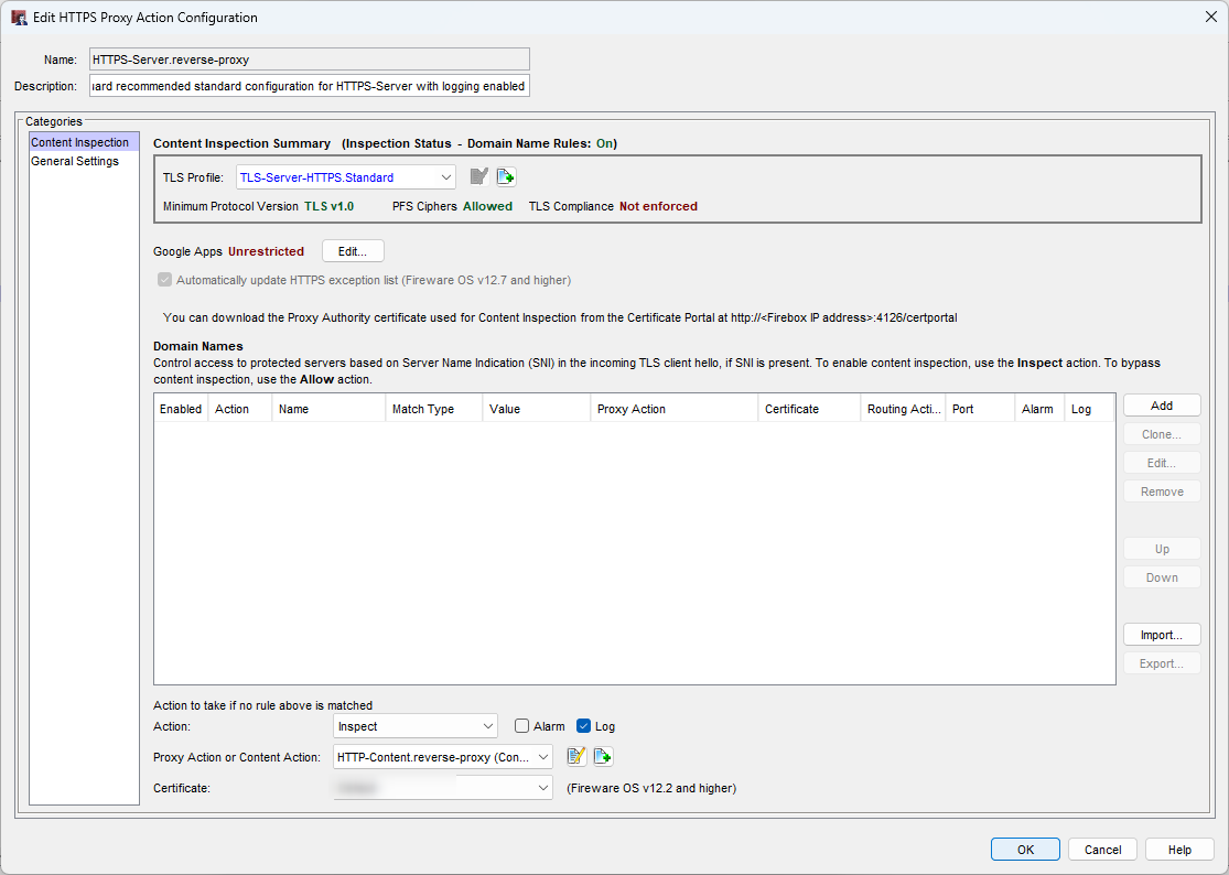 HOWTO: Reverse Proxy mit HTTPS Content Inspection und Content Actions ...