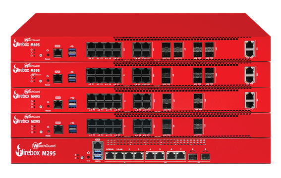WatchGuard Firebox M-Serie: M295, M395, M495, M595 & M695