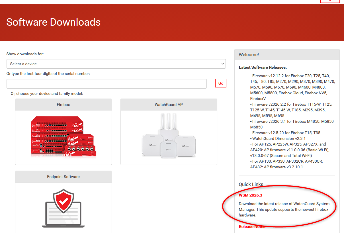 WatchGuard System Manager (WSM) Download