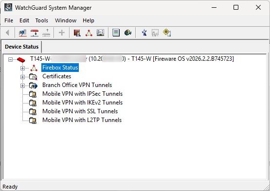 WSM Device Status